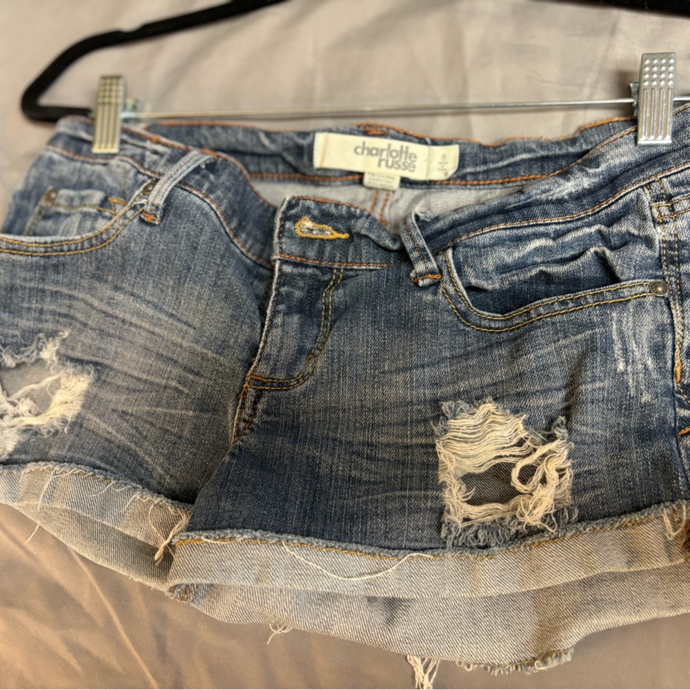 Frayed shorts